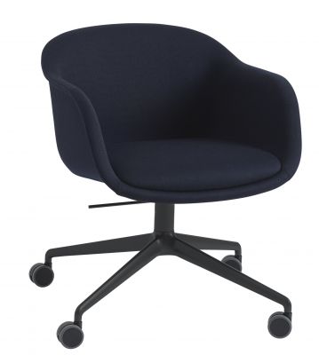  Fiber Conference Armchair Swivel Base avec inclinaison chaise rembourrée Muuto 